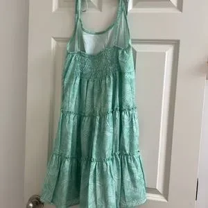 strapless open back dress Kenzie Maxi Dress Green